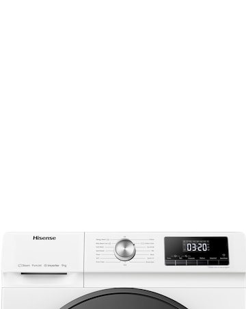 Hisense WFQA9014EVJM 9kg Washing Machine, A rated, 1400rpm Spin