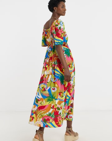 Crinkle Tie Front Dress