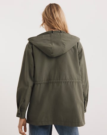 Khaki Mid Shower Resist Parka