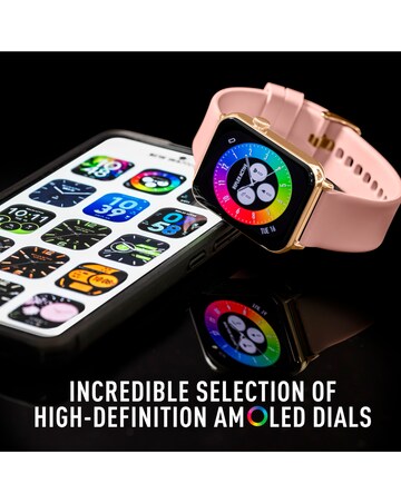 Reflex Active Series 30 AMOLED Calling Smart Watch - Pink