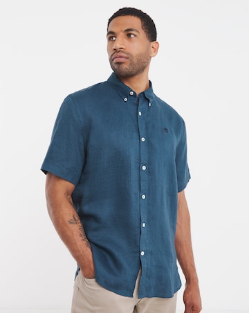 Timberland Mill Brook Linen Shirt - Dark Denim
