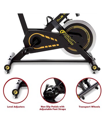 Circuit Fitness Deluxe Club Revolution 955 Cycle Yellow