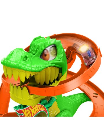 Hot Wheels City T-Rex Blaze Battle Playset
