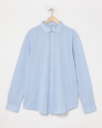 Jacamo Cutaway Collar Pique Formal Shirt