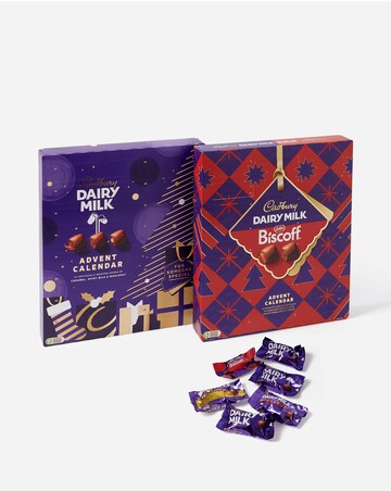 Cadbury Chunk & Cadbury Biscoff Advent Calendars - 2 Pack bundle