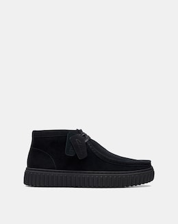 Clarks Suede Torhill Boots - Black