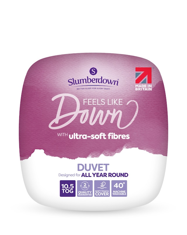 Slumberdown Feels Like Down 10.5 Tog Duvet