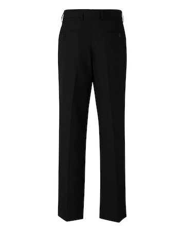 Regular Fit Pleat Front Stretch Formal Trouser