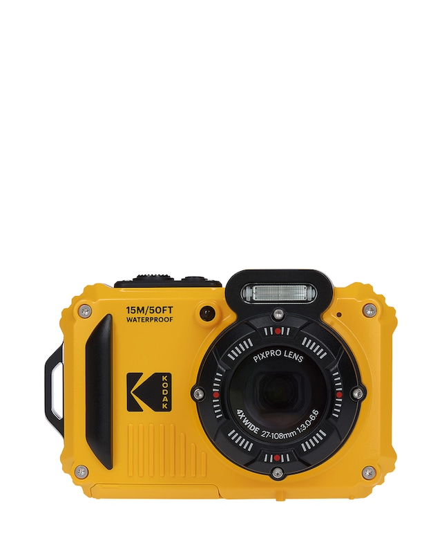 Kodak PIXPRO WPZ2 16MP 4x Zoom Tough Compact Camera - Yellow