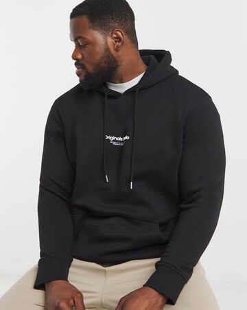 Jack & Jones Vesterbro Logo Hoodie - Black