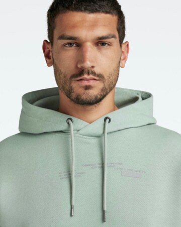 G-Star RAW Iceberg Green Graphic Sleeve Hoodie