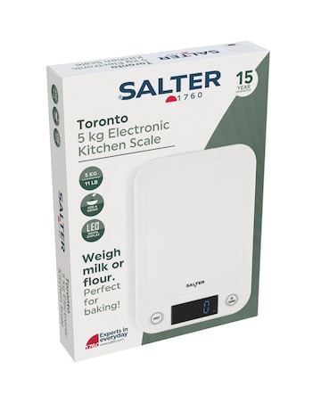 Salter Toronto 5kg Electronic Scale - White