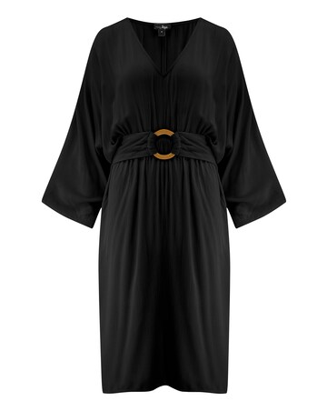 Pour Moi Crinkle O Ring Midi Beach Kaftan