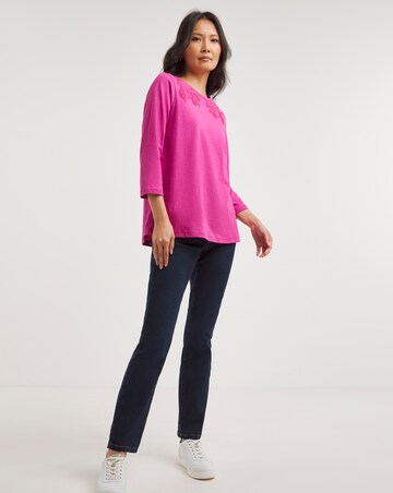 Julipa Embroidered Jersey Top