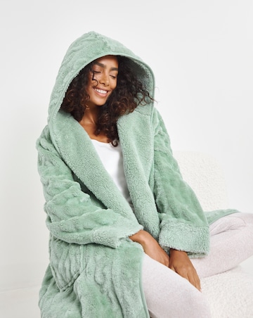 Pretty Secrets Oversized Fleece Lounge Cardigan