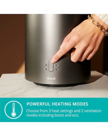 Duux Threesixty Smart Black Ceramic Heater