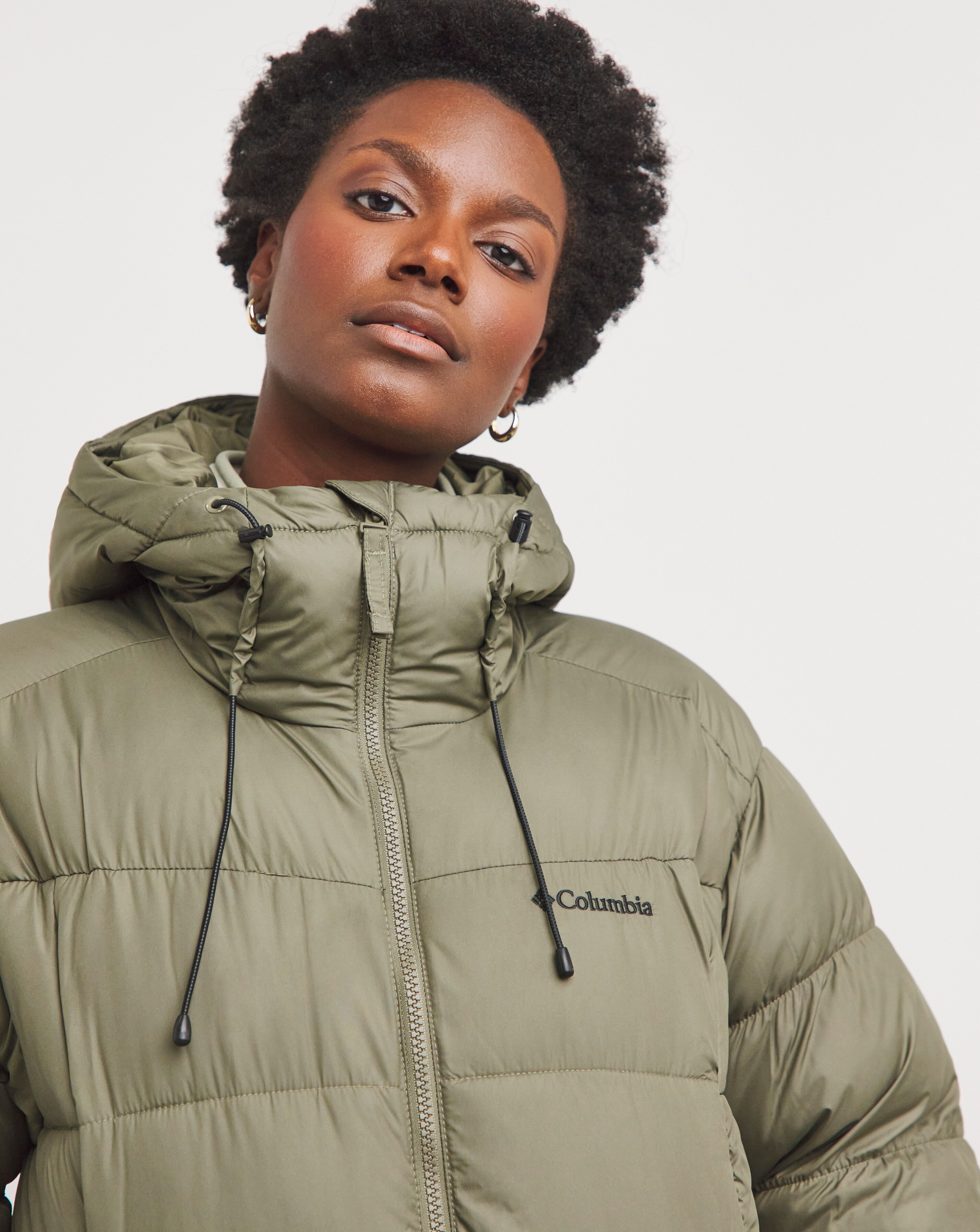 CAMINANDO × Plage SP RIDING LONG 5 カーキ Columbia Pike Lake II Long Insulated Jacket | JD Williams