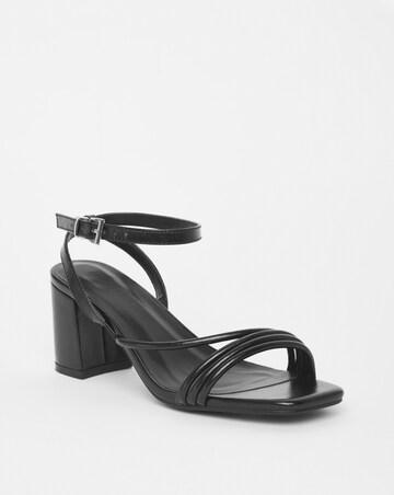 Forli Strappy Asymmetric Heeled Sandals - Extra Wide Fit (EEE)