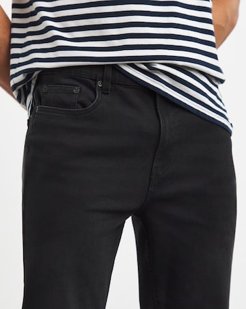 Bootcut Fit Stretch Jeans Blackwash