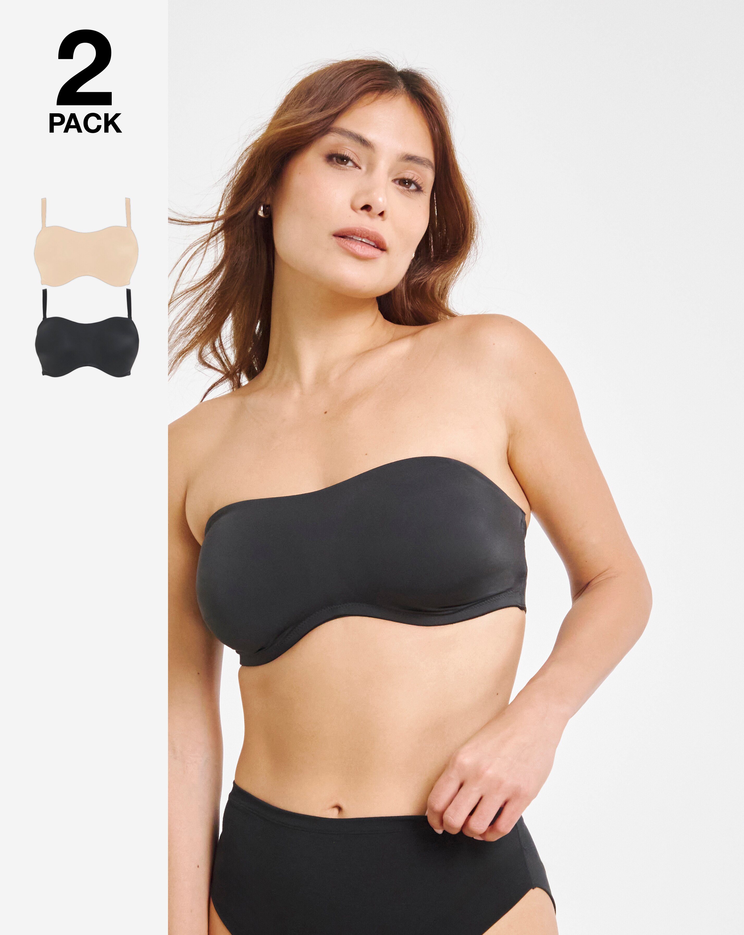 MAGISCULPT (2 Pack) Moulded Ways To Wear Multiway Bras (B-F)