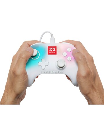 PowerA Advantage Wired Controller for Nintendo Switch 2 - Lumectra White