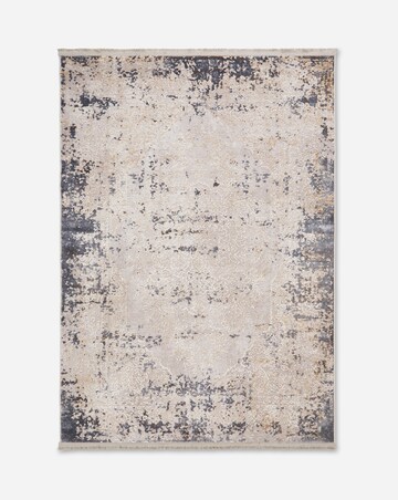 Vintage Medallion Fringe Woven Rug