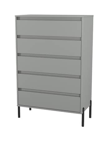 Sloan Ready Assembled 5 Drawer Chest