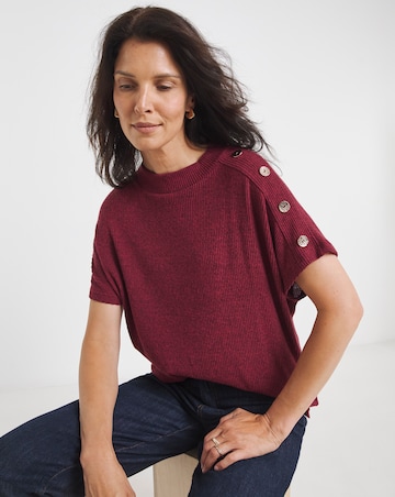 Soft Touch Boxy Roll Neck Top