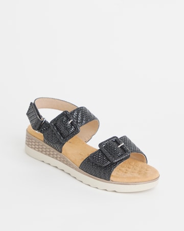 Cushion Walk Touch & Close Buckle Sandal EEE Fit