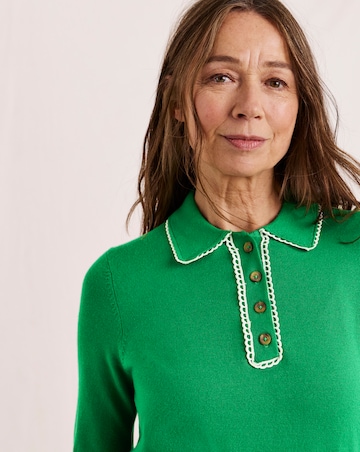 Julipa Scallop Trim Henley