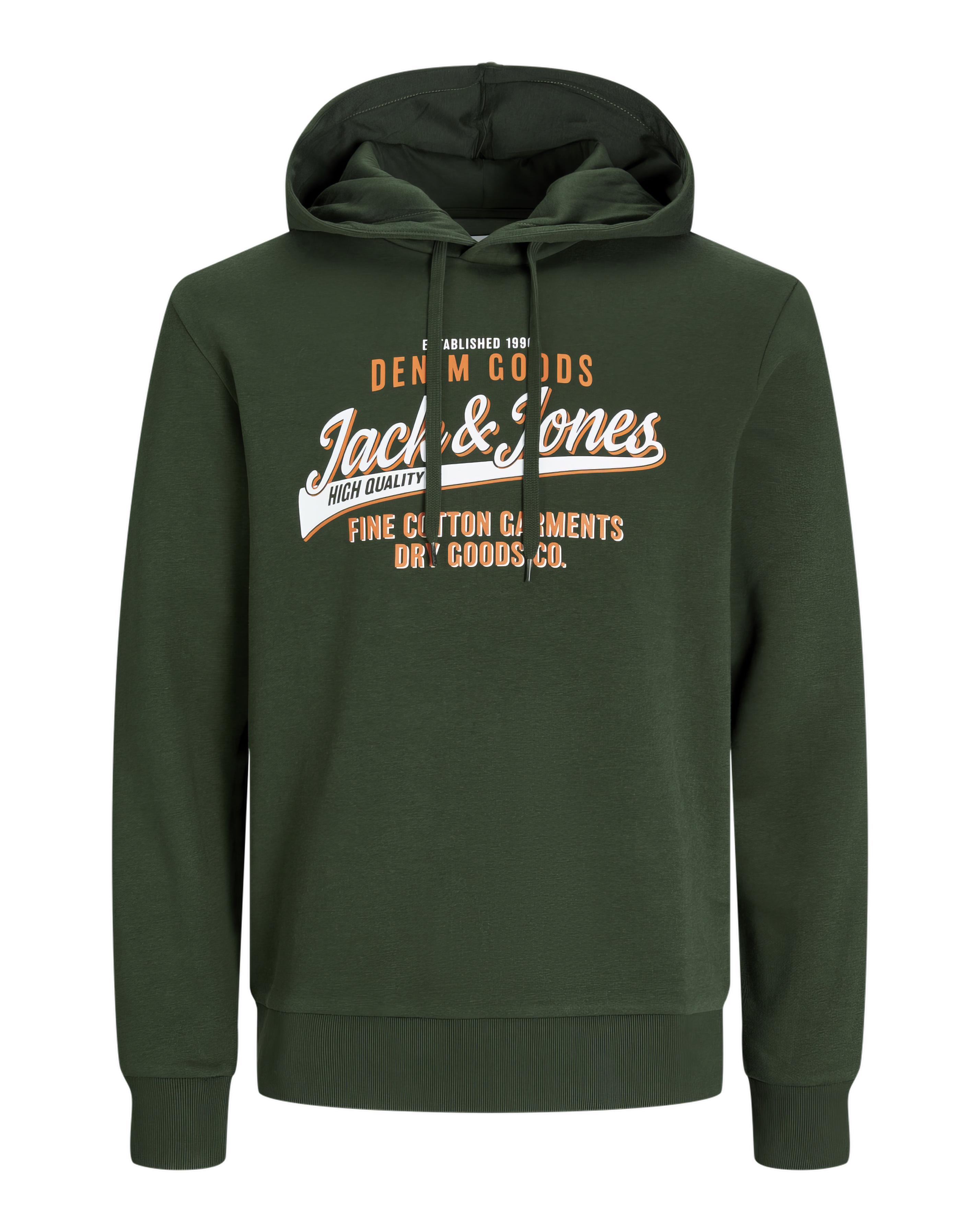JACK & JONES Felpa Con Cappuccio Uomo Logo - Hoodie Classica In Cotone, Vestibilità Comoda