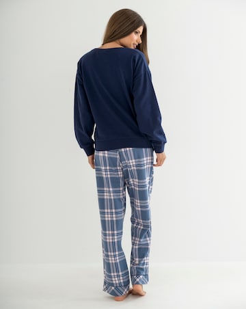 Pour Moi Sweatshirt Check Pyjama Set