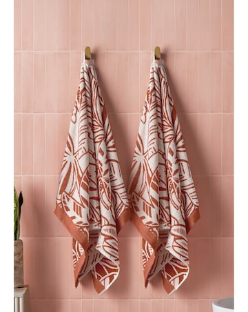 Cosmo Floral Cotton Pack of 2 Towels