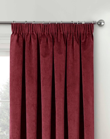Oxford 100% Blackout Pencil Pleat Velvet Curtain