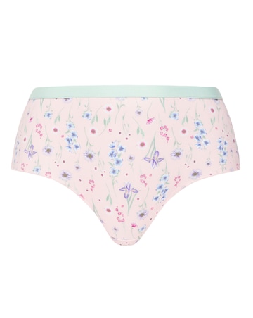 Pretty Secrets Floral Print Micro French Knicker