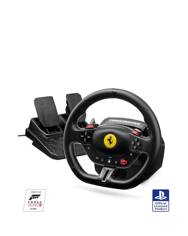 Thrustmaster T98 Ferrari GTB Racing Wheel and Pedal Set for PS5 / PS4 / PC