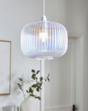 Nora Iridescent Glass 20cm Pendant Shade