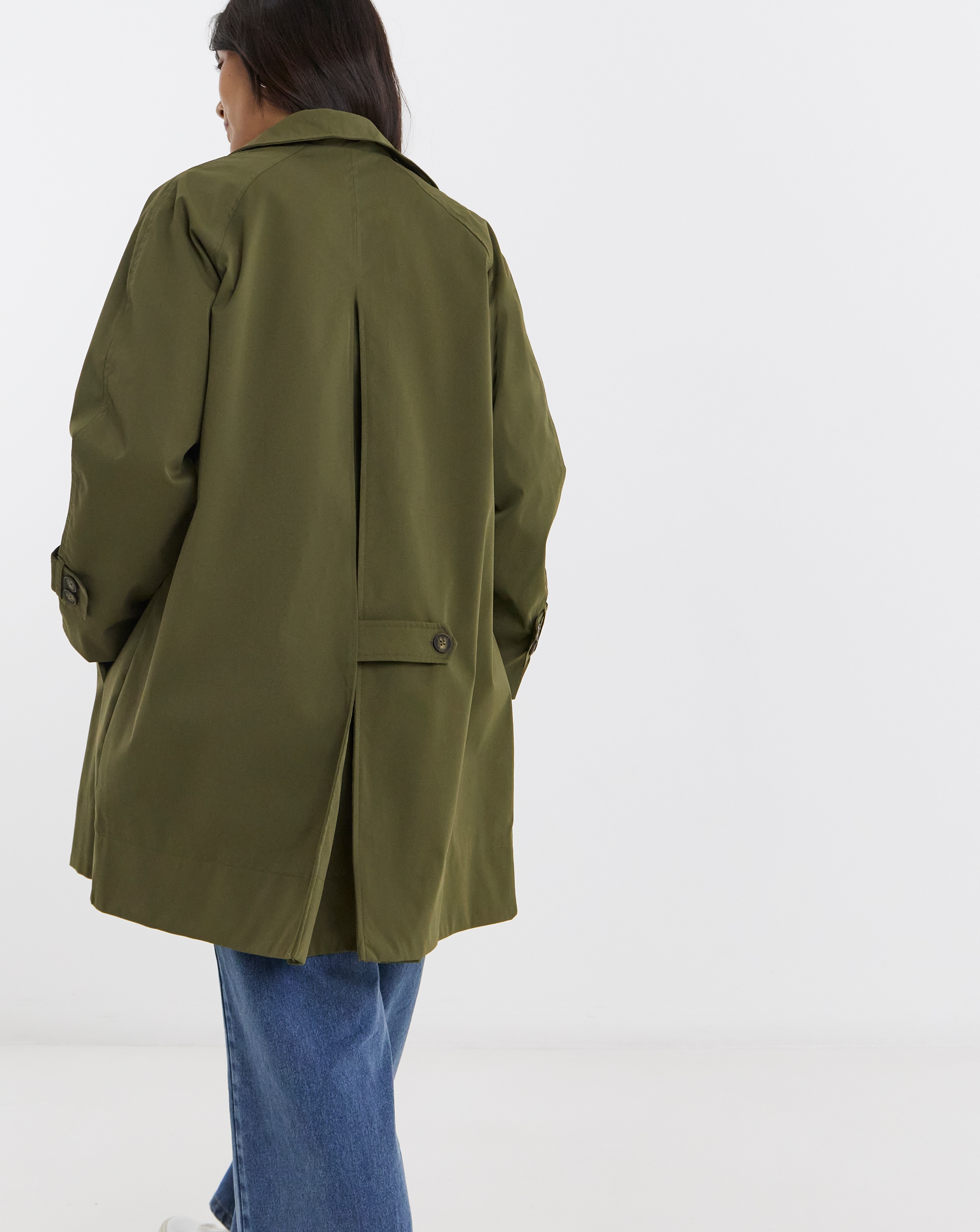 Khaki Trench Car Coat | JD Williams