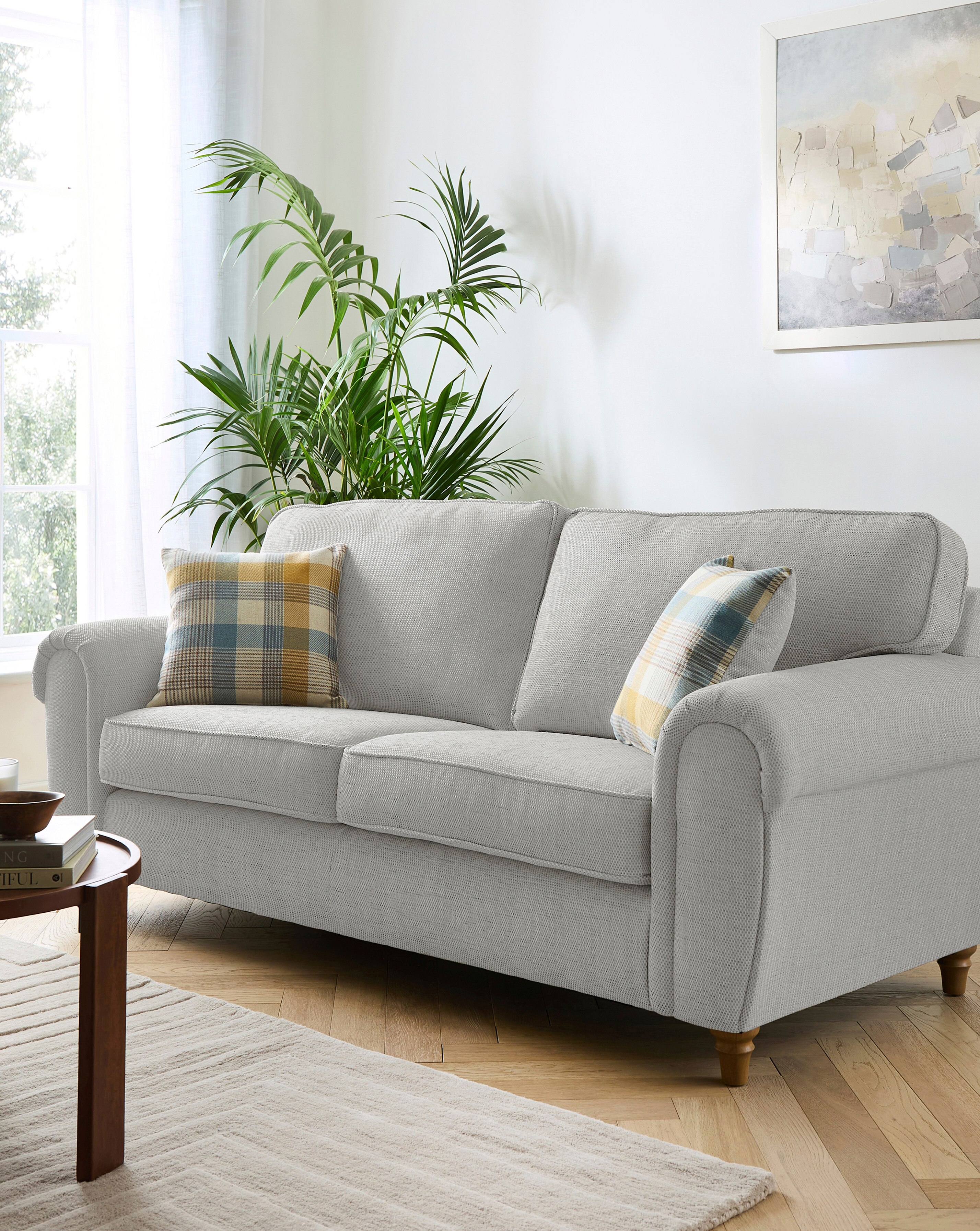 Edgar Fabric 3 Seater Sofa