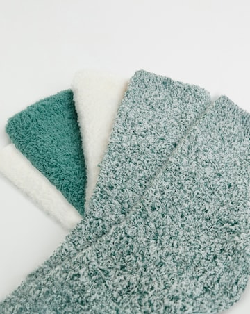 Pretty Secrets (5 Pair Pack) Fluffy Socks