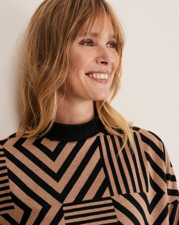 Phase Eight Renatta Patched Geo Jacquard Top