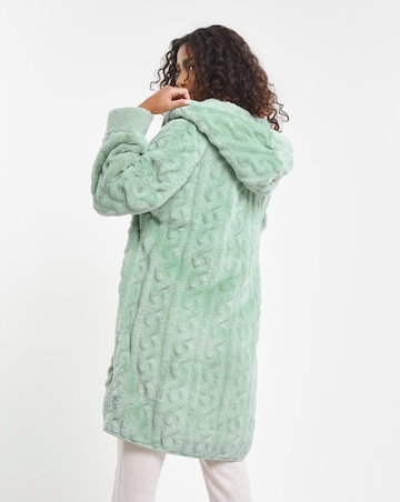 Pretty Secrets Oversized Fleece Lounge Cardigan