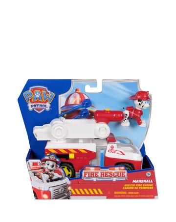 Paw Patrol Fire Rescue Vehicle Marshall with Rescue Fire Engine