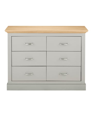 Julipa Ashford 6 Drawer Wide Chest