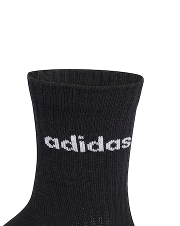 adidas Linear Crew 6 Pack Socks