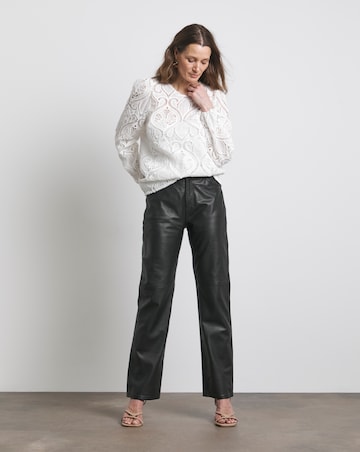 Joanna Hope Premium Broderie Blouse