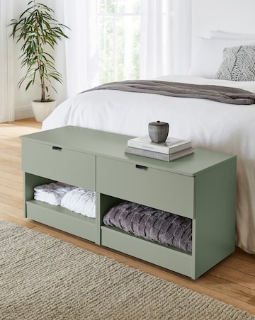 Ellison Ready Assembled 2 Drawer Bed Box