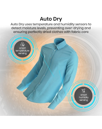 Hisense Power Steam 5i Series DH5I104BWAB WiFi-enabled 10kg Tumble Dryer - White