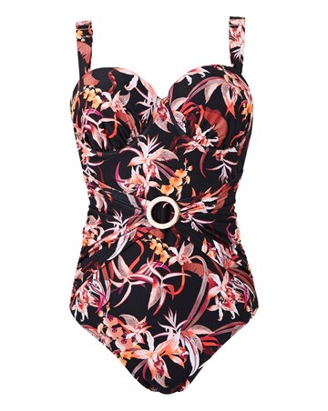 Figleaves Curve Vegas Underwired Multiway Bandeau Swimsuit