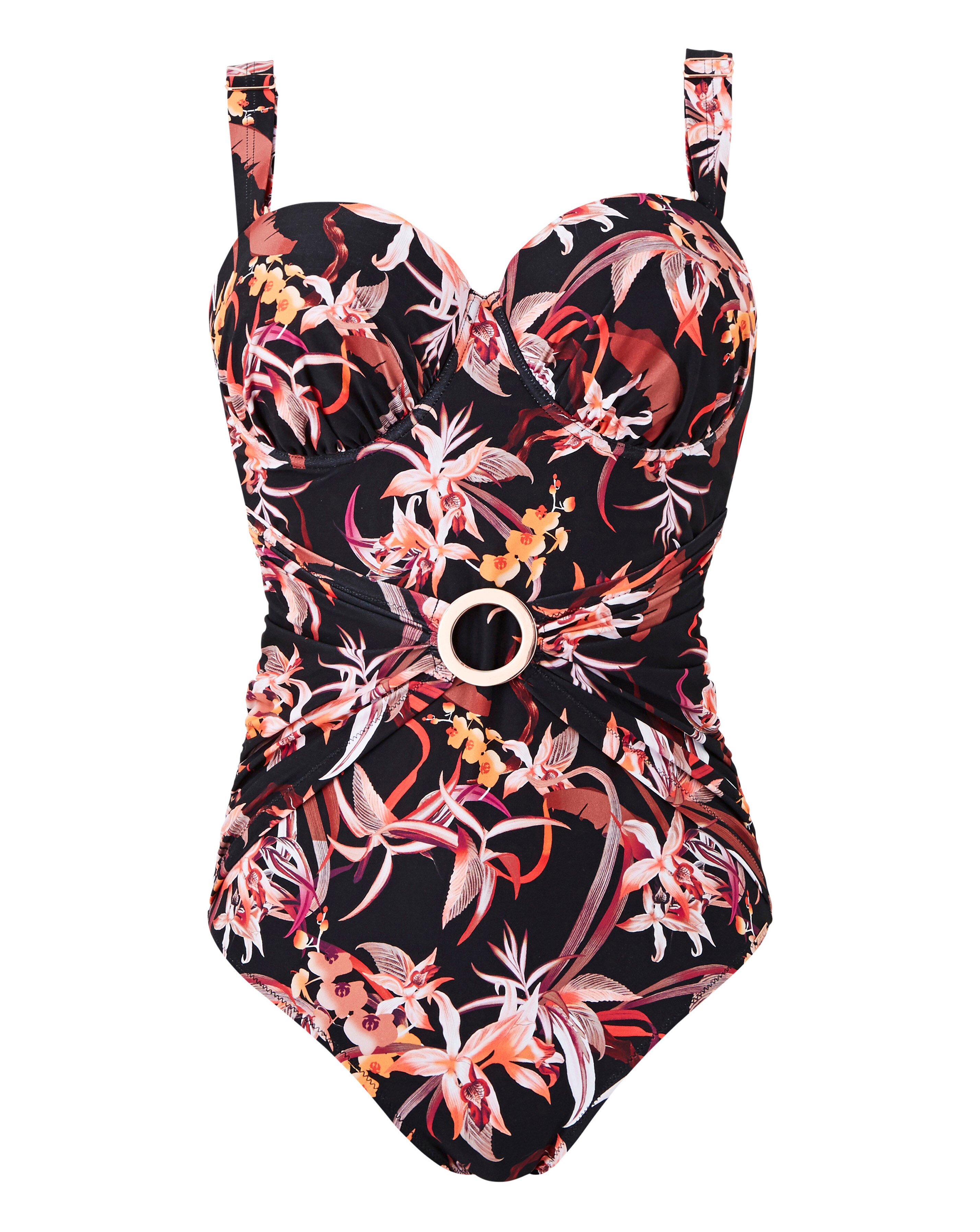 Figleaves Curve Vegas Underwired Multiway Bandeau Swimsuit